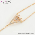 44950 Xuping high quality 18k gold plated creative design fashion necklaces for gift